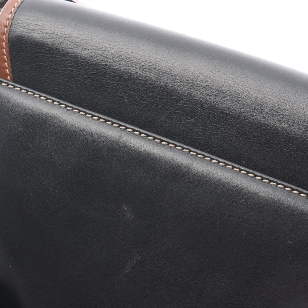 Celine CELINE Shoulder Bag Handbag Leather Women's Black/Brown - Picture 14 of 15